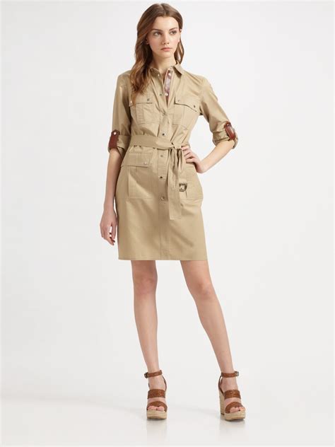 michael kors khaki dress